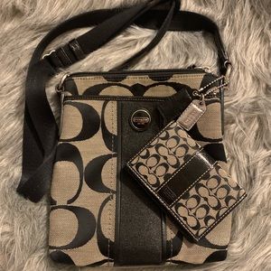 Coach Crossbody bag and matching wallet